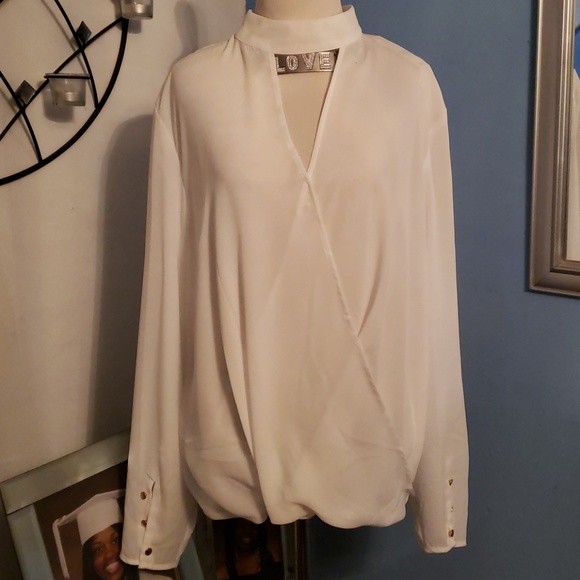 Tops - Mock Neck Blouse